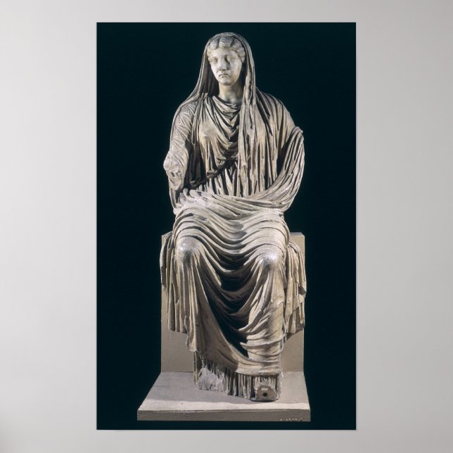 Póster Estátua póstuma de Livia de Velleia (Frente)
