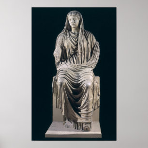 Póster Estátua póstumo de Livia de Velleia