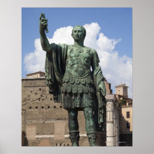 Poster Estátua romana do imperador