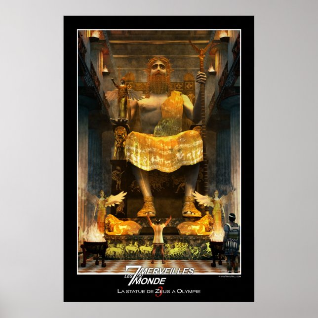 Póster Estátua Zeus Em Olympia (Frente)