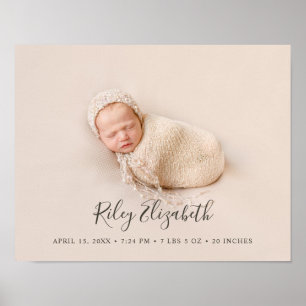 Poster Estatuagens modernas de parto e fotografia de recé