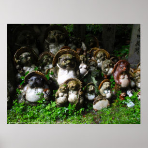 Poster Estátuas de Tanuki