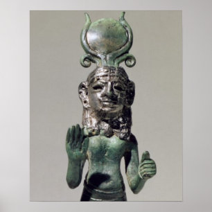 Poster Estatueta de uma deusa do Phoenician, do Phoeni