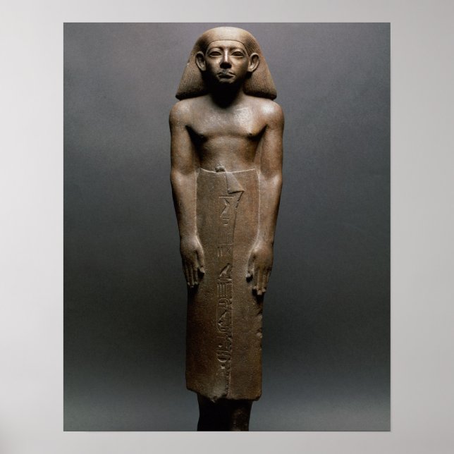 Poster Estatuto de Amenemhatankh, trabalhador em Crocodil (Frente)
