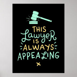 Poster Este Advogado É Sempre Apelante