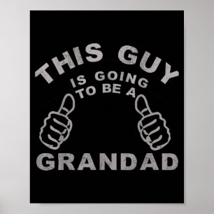 Poster Este Cara Vai Ser Avô Roupa Divertida Para Bebé No