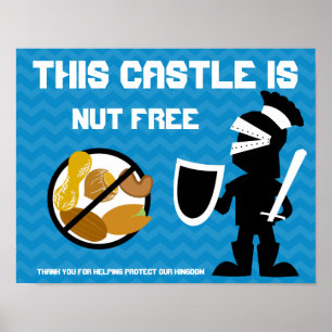 Póster Este castelo está livre da porca guardado pelo