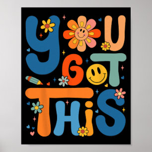 Poster Este Dia De Teste Foi Testado Professor Motivacion