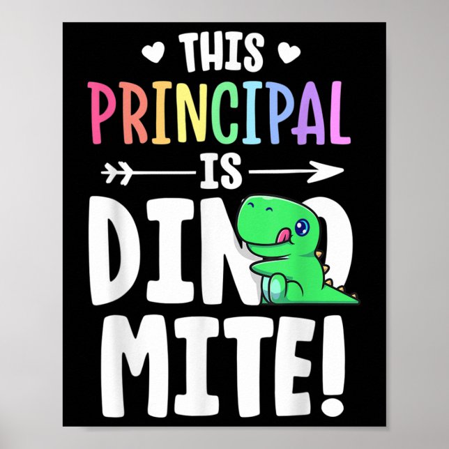 Poster Este Diretor É O Professor Dinossaur Pun T- (Frente)
