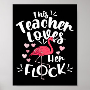 Poster Este Diretor Instantâneo Ama Seu Chá de Flamingo