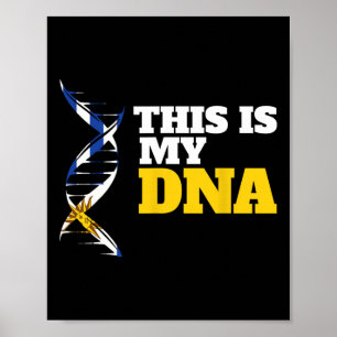Poster Este É Meu Dna Orgulhoso Ucraniano Patriótico Band