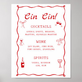 Poster Este é o Bar Amore Chá de panela Cin