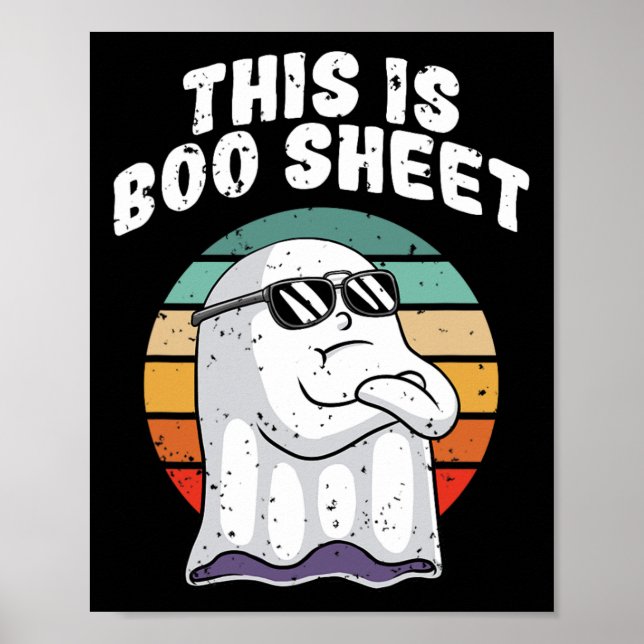 Poster Este É O Boo Sheet do Diversão Halloween O Fantasm (Frente)