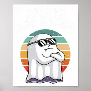 Poster Este É O Boo Sheet do Diversão Halloween O Fantasm