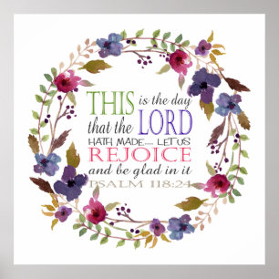 Póster Este é o dia que o Senhor Hath fez