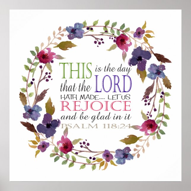 Póster Este é o dia que o Senhor Hath fez (Frente)