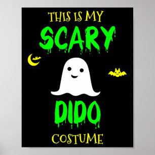 Poster Este É O Meu Assustador Dido Fora De Halloween Fác