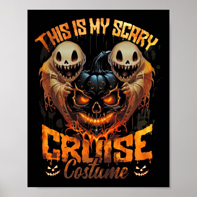 Poster Este É O Meu Assustador Do Diabo Do Espírito. (Frente)