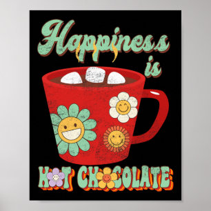 Poster Este É O Meu Chocolat Quente Feliz De Natal