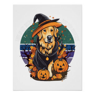 Póster Este é o meu disfarce de pai de cachorro assustado