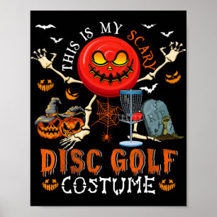 Poster Este é o meu fantasia assustador de golfe de disco