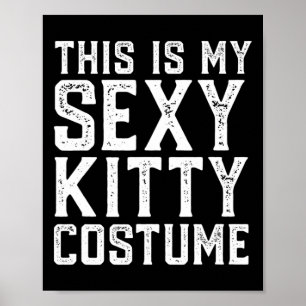 Poster Este É O Meu Gato De Halloween Fácil E Fácil Gatin