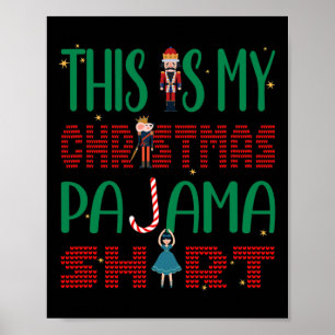 Poster Este É O Meu Natal Pajama Engraçada A Correspondên