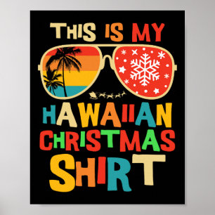 Poster Este É O Meu Pajama De Natal Havaiano, A Matar Fam
