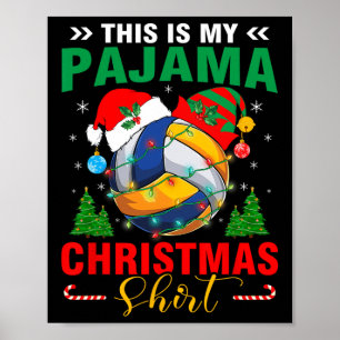 Poster Este É O Meu Papai noel De Voleibol De Natal
