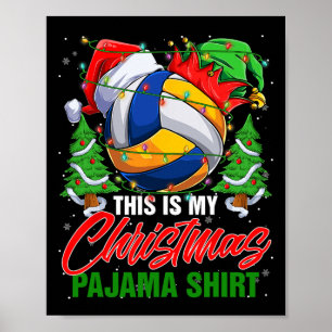 Poster Este É O Meu Papai noel De Voleibol De Natal