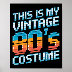 Poster Este é o meu retrato de moda dos anos 80 da minha