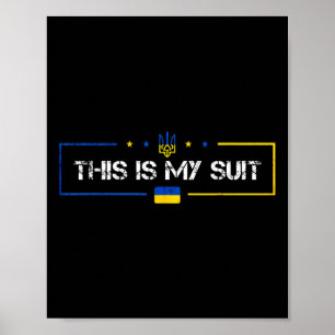 Poster Este É o Meu Terno Ucrânia Ucraniano
