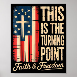Poster Este-é-o-ponto-de-inflexão-patriótico-fé-eua 