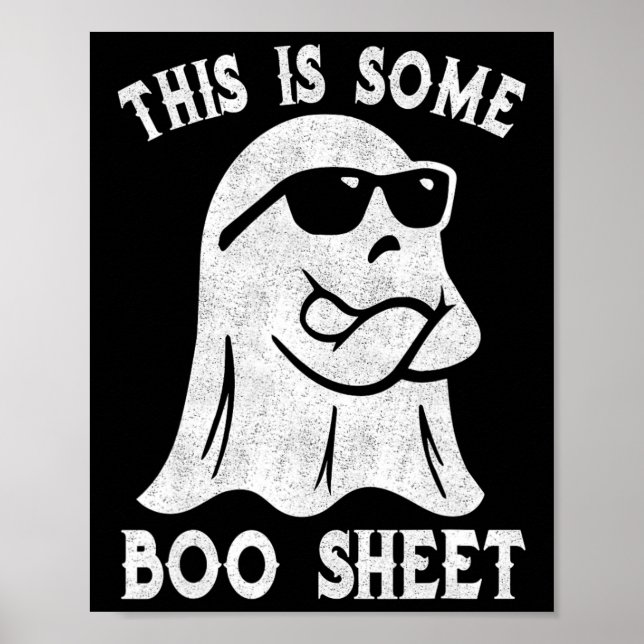 Poster Este É Um Bolinho De Halloween Ghost Engraçado. (Frente)