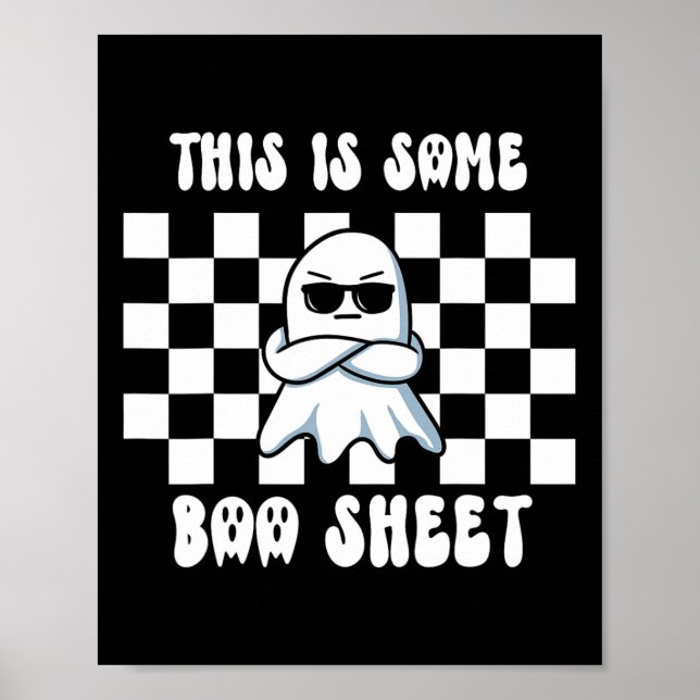Poster Este É Um Boo Sheet Halloween (Frente)