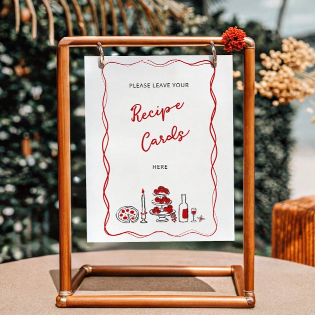 Poster Este é um cartão vermelho italiano (Criador carregado)