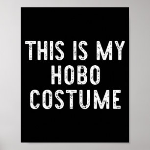 Poster Este é um Fantasia de Mendigo de Halloween Diverti