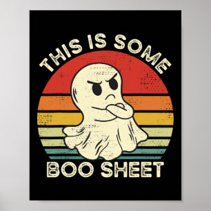 Poster Este É Um Fantasma De Boas Folhas, Retro Halloween