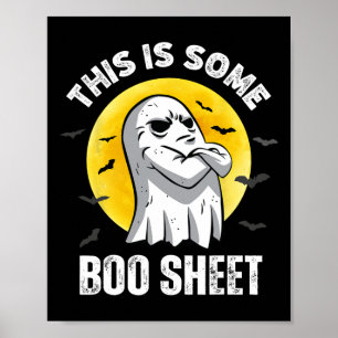 Poster Este É Um Folheto De Boas Folhas De Halloween Ghos