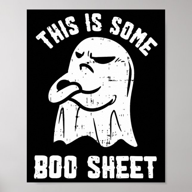 Poster Este É Um Folheto De Boas Folhas De Halloween Ghos (Frente)