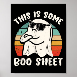 Poster Este É Um Presente Engraçado De Boo Sheet Hallowee