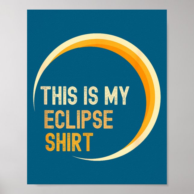 Poster Este Eclipse Eclipse Total Solar EUA (Frente)