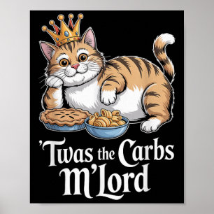 Poster Este Era O Gato Mlorde Engraçado Com Coroa Para Ga