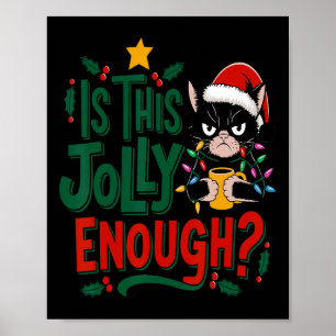 Poster Este Gato Negro Chega De Feliz Natal?