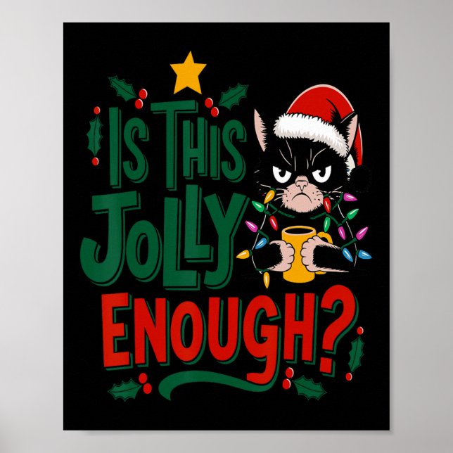 Poster Este Gato Negro Chega De Feliz Natal? (Frente)