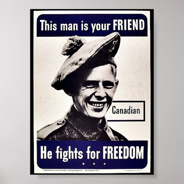 Póster Este Homem É Seu Amigo. (Frente)