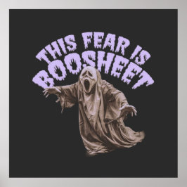 Poster Este Medo É A Folha De Dia de as Bruxas engraçado