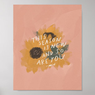 Poster Este Motivo É Novo - Cotação Inspirativa