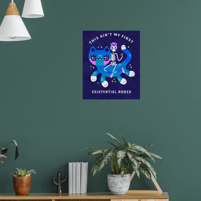 Poster este não é o meu primeiro rodeio existencial - imp (Sala de Estar 1)