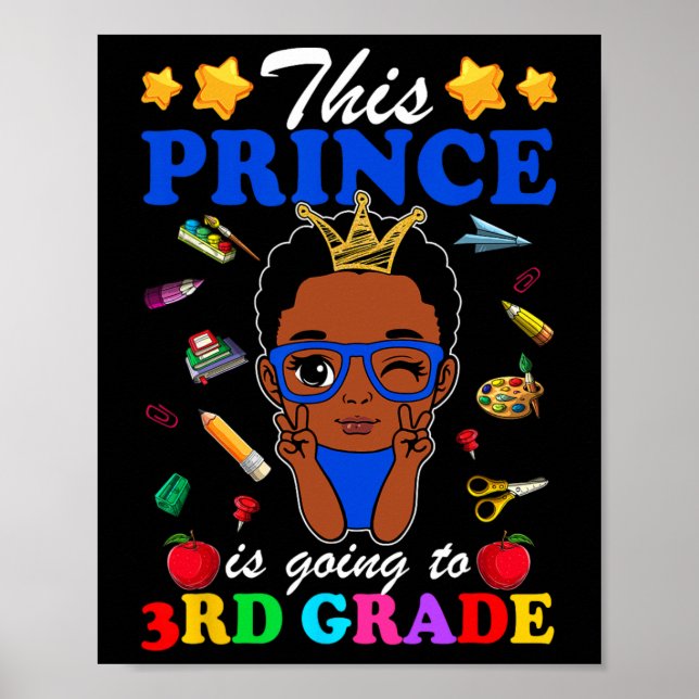 Poster Este Príncipe Vai Para a 3ª Série de Volta às Aula (Frente)